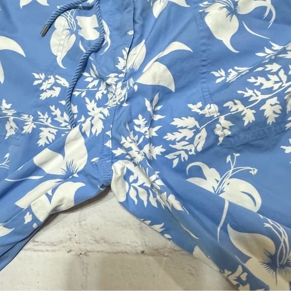 LAUREN RALPH LAUREN vintage y2k Floral Blue and White   cropped Pants 6 petite - Picture 16 of 16